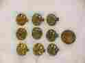 R-397 Bulova 9 Vintage Ladies 23j Gilt Watch Movements Parts Repair Steampunk