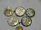 R-517 Unbranded 5 Vintage Mens Watch Movements Parts Repair Steampunk