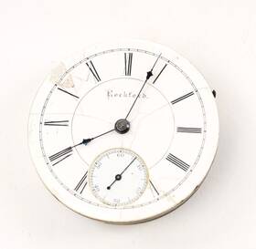 Ca-52 Rockford Pocket Watch Movement 11 Jewel 18 Size