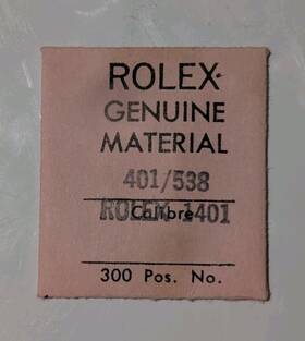 1401-401 Rolex Genuine 1401 401/538 Winding Stem Nos