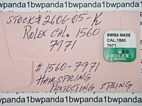 Rolex 1560-7971 Oem Rolex1560-7971 Hairspring Protecting Spring Cal. 1530 And 1565 Nos New Sealed