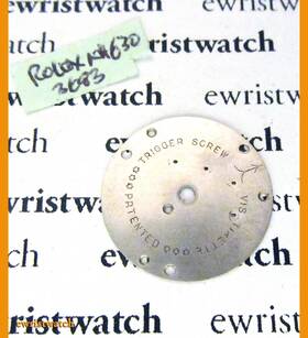 3683 Rolex Genuine Rotor Cover Plate 9 3/4l Na 620 630 Bubbleback Movement Parts#3683