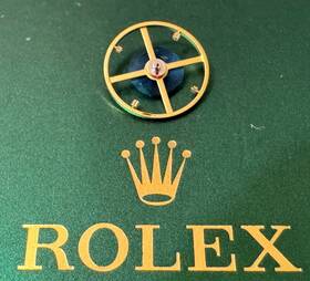 Rolex 40614126 Balance Wheel Complete Blue Hairspring For Gmt Master 2. Genuine