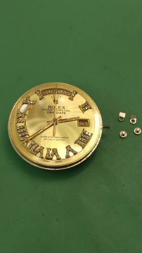 Dd827872 Rolex Vintage President 1556 Day-date Complete Movement Working Perfectly