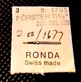 1677f Ronda 200/1677f Forster 200 220 222 Winding Stem Watch Part #200/1677f 1795 One