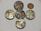 S-234 Elgin 5 Vintage 3 0s 7j Watch Movements Parts Repair Steampunk
