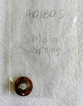 401805 Seiko Genuine Nos Main Spring For Bellmatic Models 4005 And 4006 Brand New