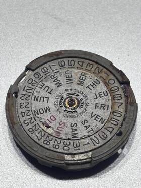Seiko 5309r Vintage Mechanical Automatic Watch Movement Day-date Metal Japan
