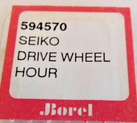 Seiko 5f39 Part #594570 Hour Drive Hour. New Old Stock