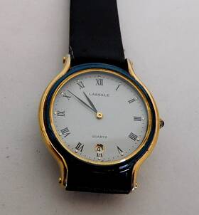 5l14.6a39 Seiko Lassale 1987 Quartz Date #5l14.6a39 3 Jewels. Running. Used