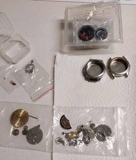 Seiko 5m63a Vintage Kinetic 5m63-0b80 Movements Case - Parts Others