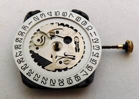 Seiko 5y22 5t22 Movement Not Running For Parts Only. 1 Jewel. Used