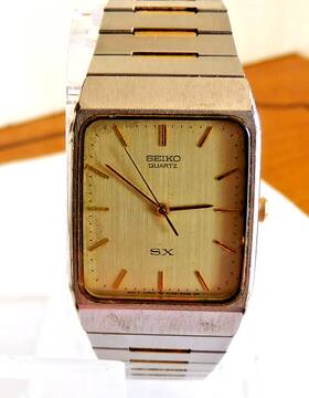 Seiko 5y95.5010 Two Tone Watch Running Needs Cleaning. Used