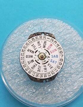 Seiko 7n83a Nos Time Corp. Daydate 3 Movement. Sets Runs Keeps 24 Hrs