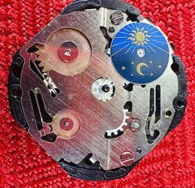 7t36a Seiko 7t36 Quartz Chronograph Moonphase Movement Japan Parts Only
