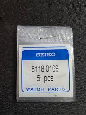 81180169 Seiko Band Tube Watch 5 Pieces New Old Stock Watchmakers