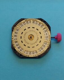 Al44a-3 Seiko Hand Day Date Quartz Watch Movement. Nos Tested-sets Runs. 12
