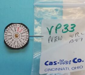 Vp33 Seiko Pulsar Shiojiri Day Date 3. Nos Movement. Setsets Runs Keeping Time