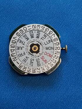 8123a-3 Seiko Time Corp. 8123a Hand 5j Quartz Movement. Sets Runs Keeps 24 Hrs