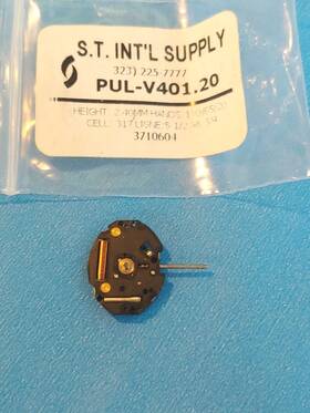 V401d-3 Seiko V401d Nos Sii O Hand Quartz Movement. Sets Runs Keeps Time 24 Hrs