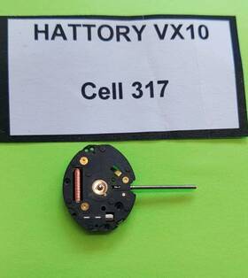 Shiojiri Ltd. Vx10a Tmi 2 Hand Quartz Watch Movement Nos. Sets Runs Keeps Time 24 Hrs