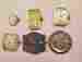 St173 Mixed Lot Of 6 Watch Movements Bulova Elgin Waltham Hampden Hilton L123