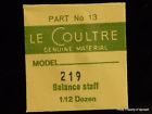 Cal.219 Staff 723 Part Balance Lecoultre Jaeger 13
