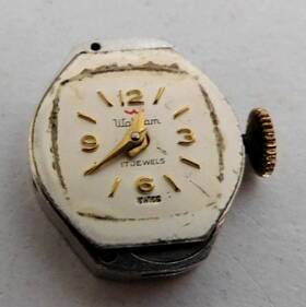 Stellaris St-21a St 21a Movement Waltham Runnig With Dial And Hands 21 Jewels. Used