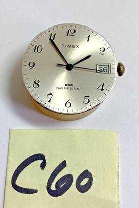 M105 Timex Mechanical Date Movement Running Spare Parts Repair Read