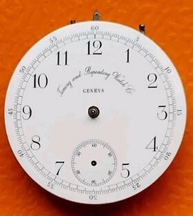 Timing And Repeating Watch Co. 94615 Co. Mechanical Movement Geneva #24615