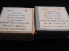 Two Elginmilitary Military Crystal Packages Watches Gaskets Watch