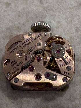 Ulysse Nardin 1500-31 Chronometer Co. Manual Mechanical Watch Movement Mpn 1500351 Parts