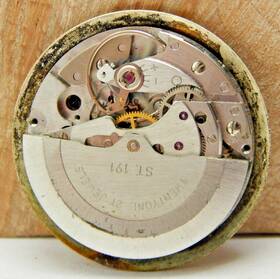 St-191 Vantage Vintage Automatic St 191 21 Jewel Mens Wrist Watch Movement With Dial