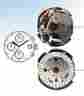 Vd57b Vd57 Seiko Hattori Epson Japan Quartz Watch Movement 3 Eye Chronograph