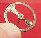 1700s Verge Balance Steel Vintage Fancy Mock Pendulum Fusee Pocket Watch