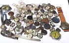Vintage Lot Antique Service Men Broken Wristwatch Mechanism