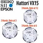 Vx15 Hattori New Japan Seiko Sii Tmi Epson Watch Movement Hands