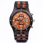 W109d Bewell Men Sub-dials Wooden