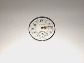Waltham 12416908 1903 Pocket Watch Movement 0s 15j Grade 115