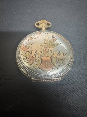 14350612 Waltham 6s 15j Seaside Pocket Watch