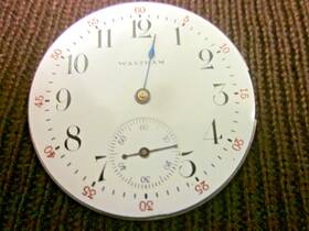 16777371 Waltham American Watch 15 Jewel Pocket Movement Circa 1908 Parts
