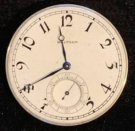 Waltham 22416719 Vintage 12 Size 17 Jewel Movement Not Running For Parts