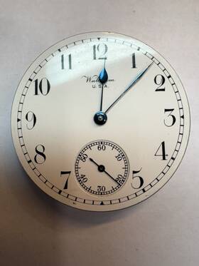 22534943 Waltham Aww Co Mass 15 Jewel Watch Head W007