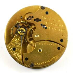 67546 Waltham Vintage Grade L 6s 11j Hunting Pocket Watch Movement