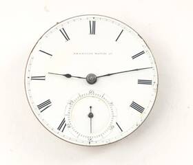 Ca-50 Waltham W.w. C0. Pocket Watch Movement 11 Jewel 18 Size
