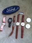 Waltham Watches Sterling Bulova Movements Lot Ecclissi Elgin Ford