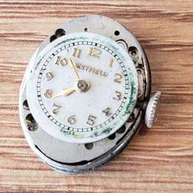 Westfield 6wn Wxw Watch Swiss 7 Jewel Movement Dial Watchmaker Parts Wp2