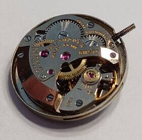 Wittnauer 6ns7g As 1138 17 Jewel Watch Movement With Spacer Complete Running