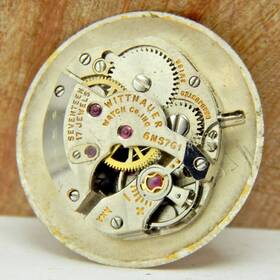 Wittnauer 6ns7g1 Vintage 17j Ladies Wrist Watch Movement With Dial And Hands