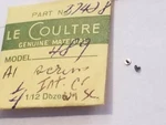 Jaeger Lecoultre Cal. 489 Part 57428 (2)ALARM Intermediate Crown Wheel Screws. Fixed Price $20.00.